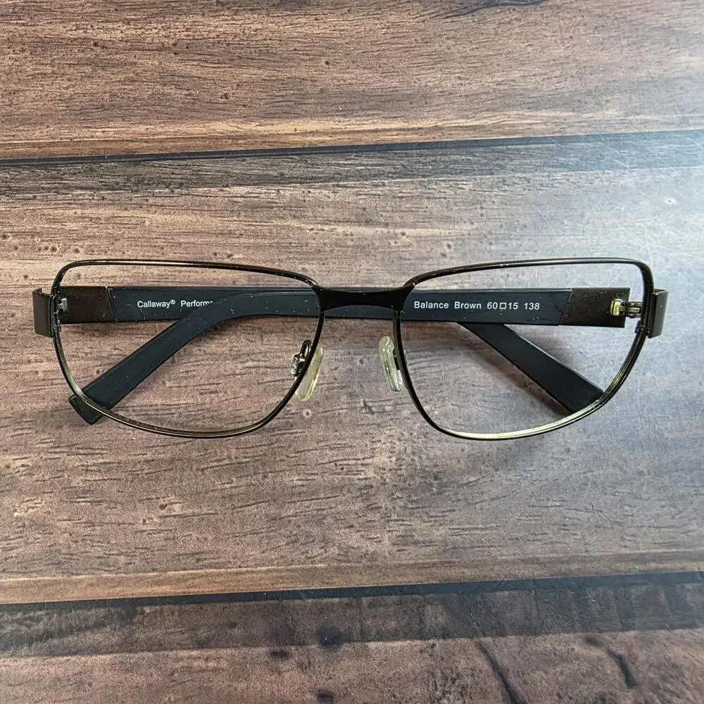 Callaway Balance Brown 60 15 138 Glasses Frame Size 60 FRAMES ONLY‎